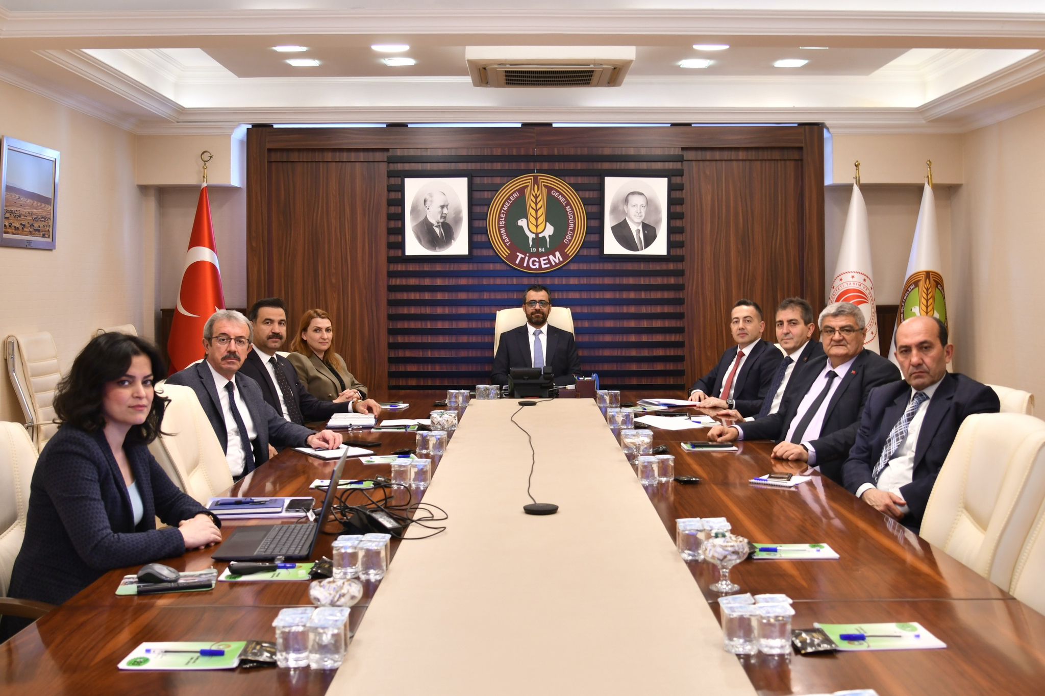 TİGEM KURUM İDARİ KURULU NİSAN AYI TOPLANTISI GERÇEKLEŞTİRİLDİ